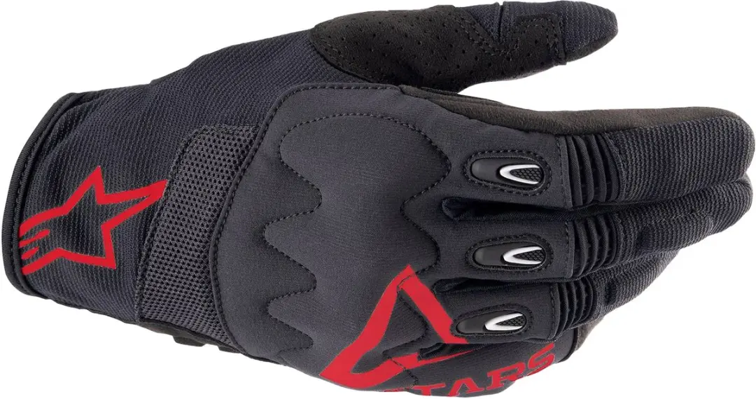Alpinestars Techdura Handschoenen - Zwart/Vuurrood - L