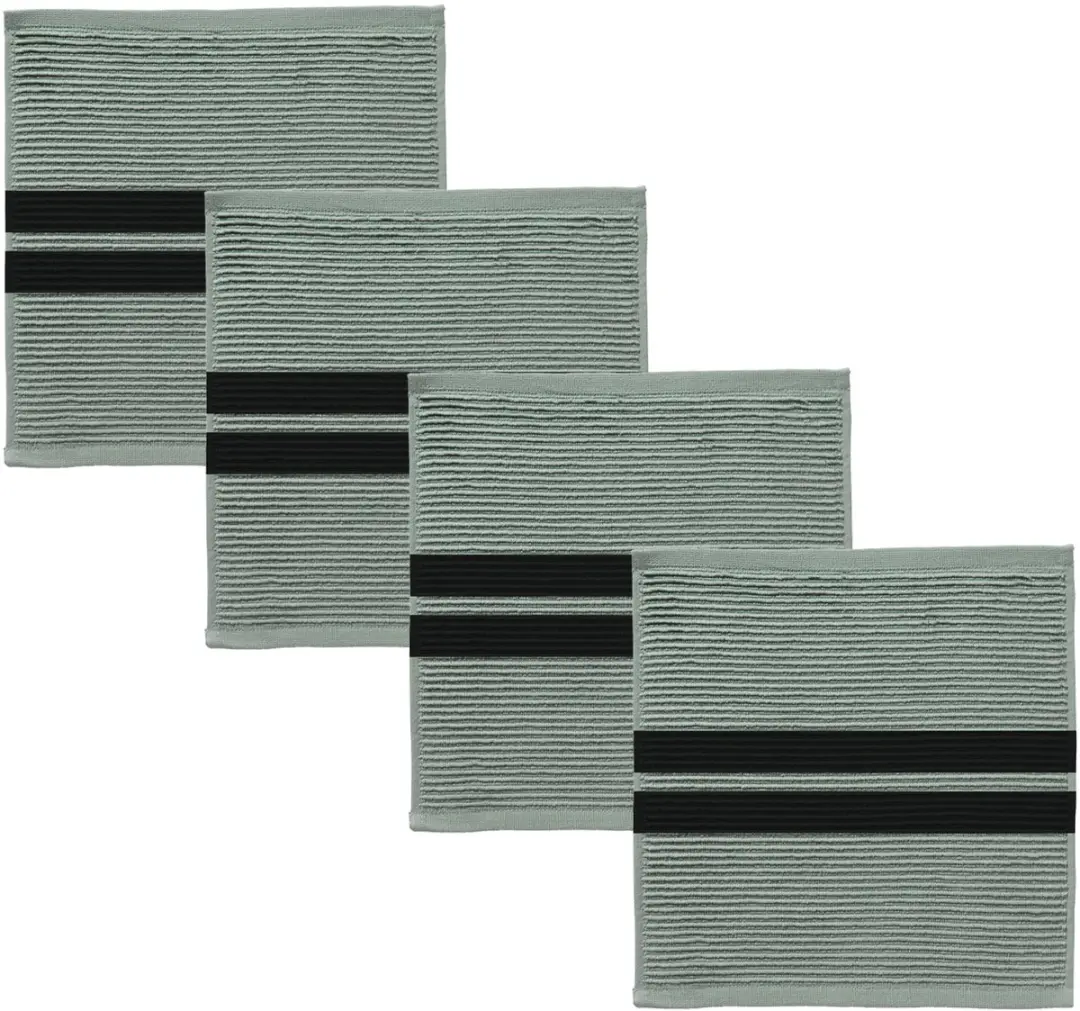 DDDDD Baxter Vaatdoekken - 4 Stuks - 30x30cm - Groen