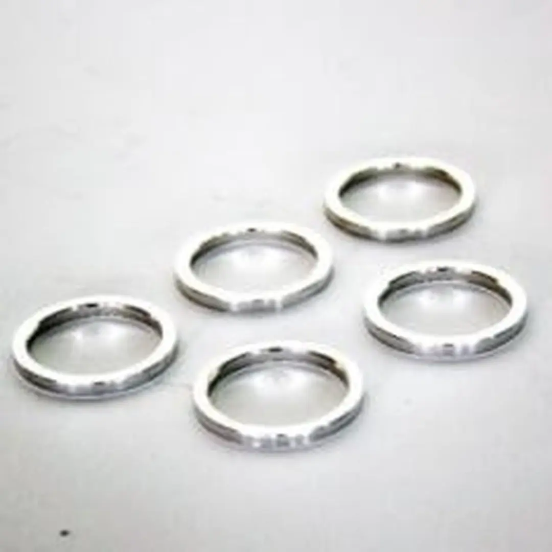 Opvulring Balhoofd Aluminium 1-1/8″ 3 mm Zilver Per 5 Stuks