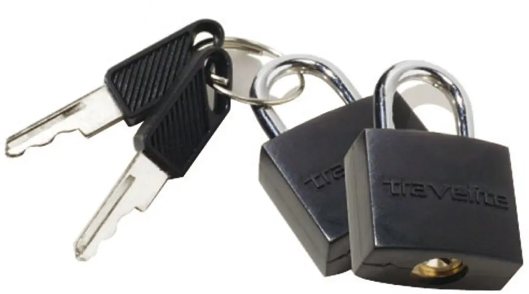 Travelite Sleutelslot Set van 2 Zwart