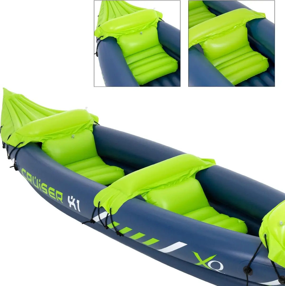 XQMax Kajak Cruiser X1 - 2 Persoons - 325x81x53cm Groen
