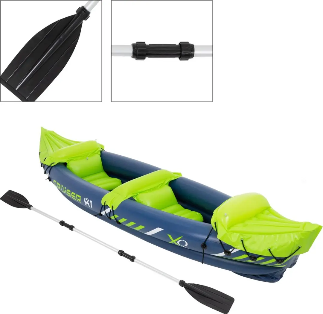 XQMax Kajak Cruiser X1 - 2 Persoons - 325x81x53cm Groen - afbeelding 6 van 6
