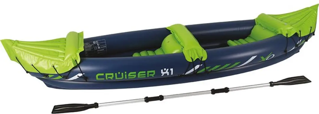 XQMax Kajak Cruiser X1 - 2 Persoons - 325x81x53cm Groen