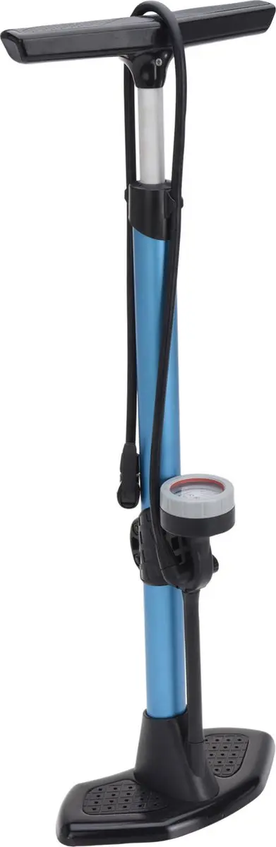 XQMax Fietspomp Blauw - tot 15 bar - 67 cm