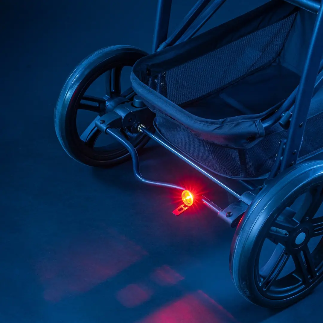 Reer Light&Go Duo Fietsverlichting - LED Set - Zwart/Rood/Wit