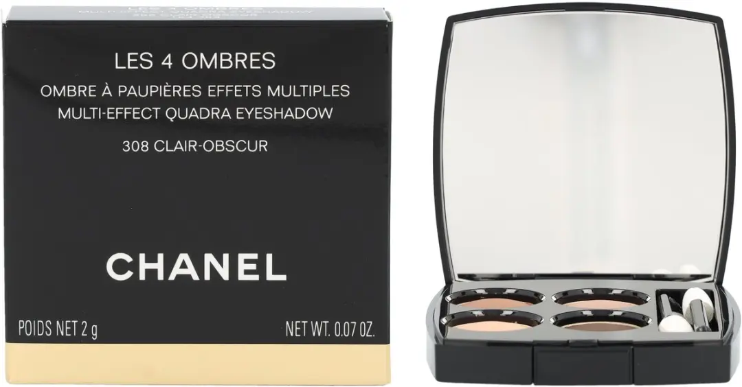 Chanel Les 4 Ombres Quadra Eyeshadow 308 Clair-Obscur - 4 Kleuren - afbeelding 6 van 6