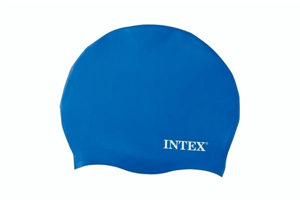 Intex Silicone Zwemcap - Blauw