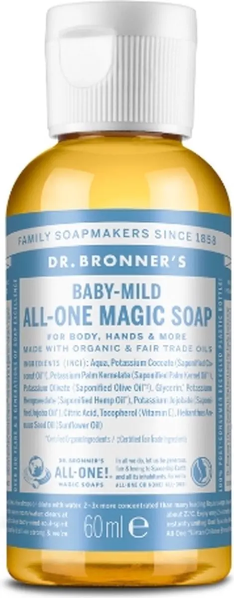Dr. Bronner's Magic Zeep Baby Mild 60ml