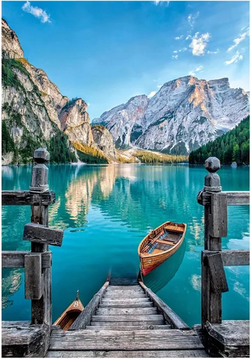 Clementoni Braies Lake Puzzel 500 Stuks - Multikleur