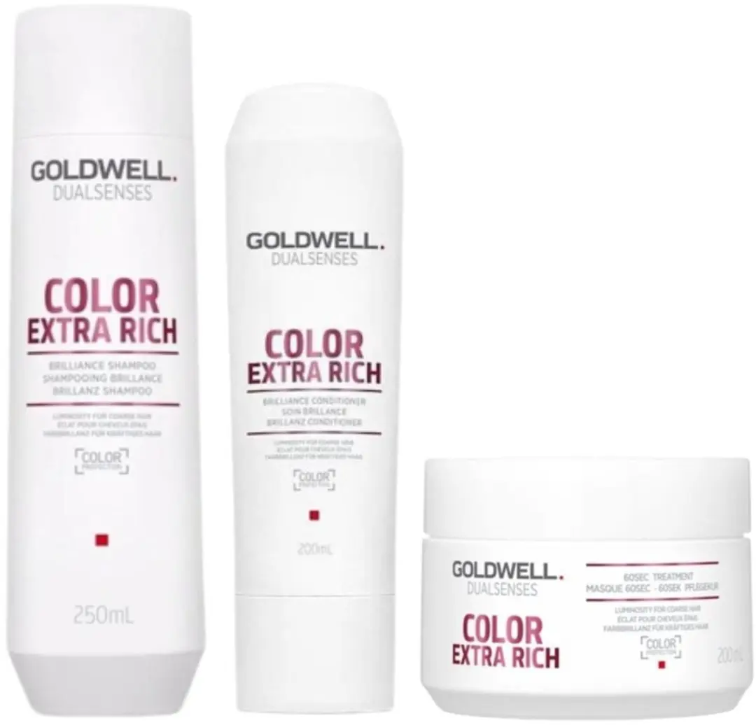 Goldwell Dualsenses Color Extra Rich XL Set - Conditioner, Masker & Shampoo