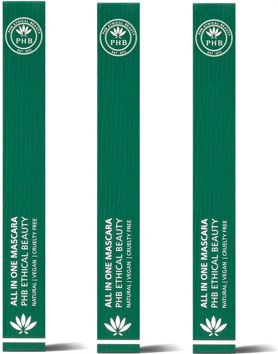PHB Ethical Beauty All In One Mascara - 27ml - 3 Stuks