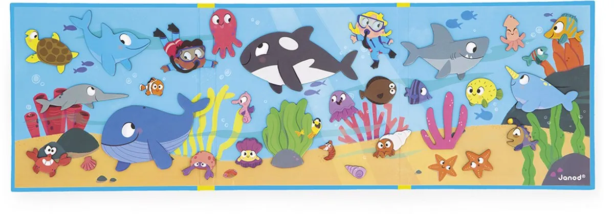 Janod Magneti Stories De Zeebodem Magneetset 30 Magneten