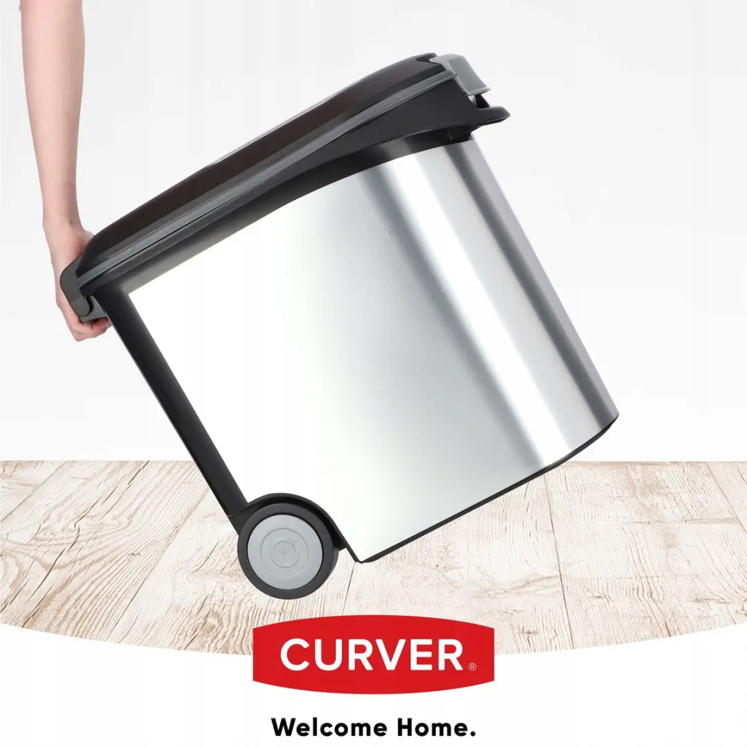 Curver Voedselcontainer Hond/Kat 35L - Zilver - afbeelding 6 van 6