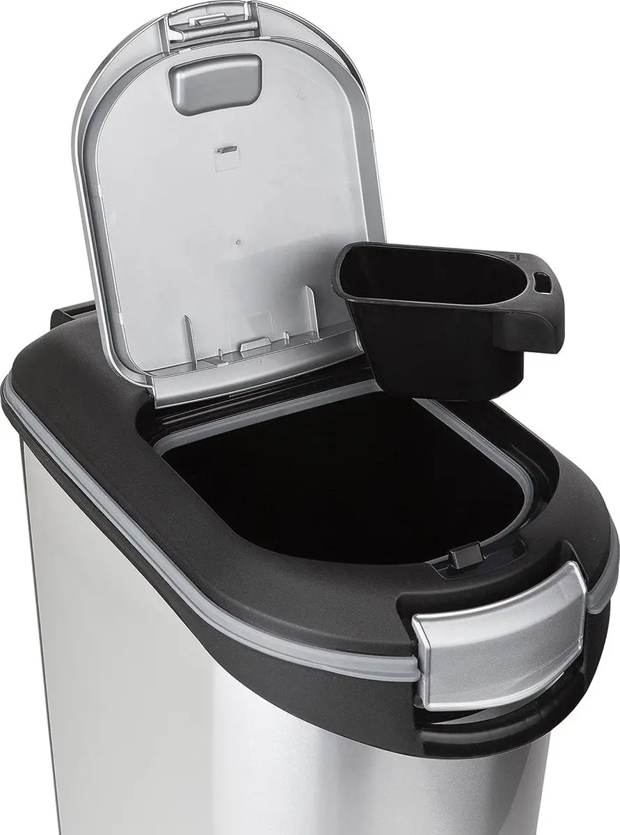 Curver Voedselcontainer Hond/Kat 35L - Zilver