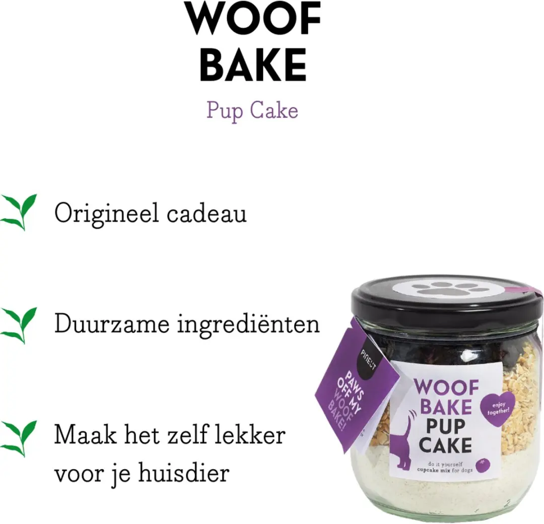 Pineut Woof Bake Pupcake Hondensnacks