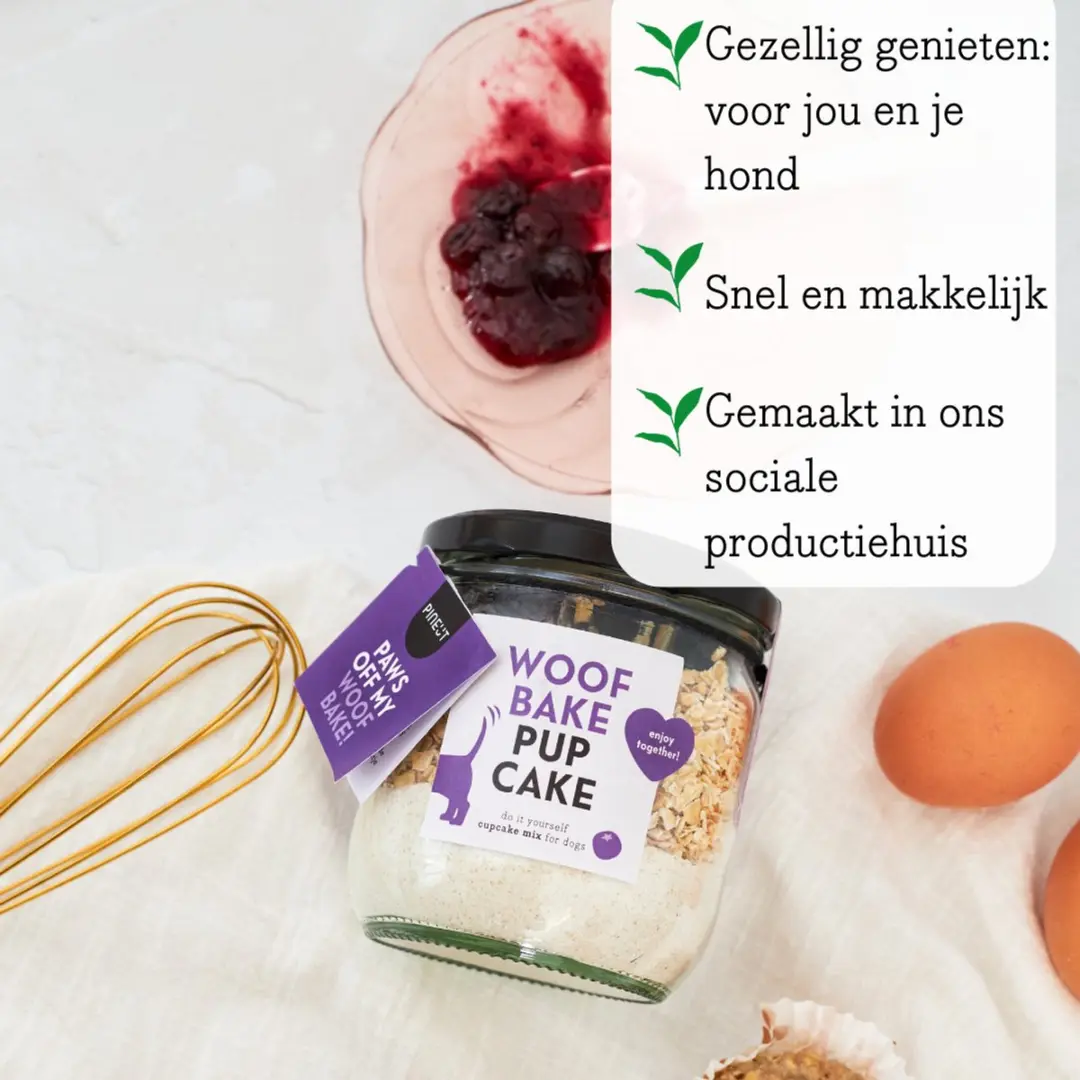 Pineut Woof Bake Pupcake Hondensnacks
