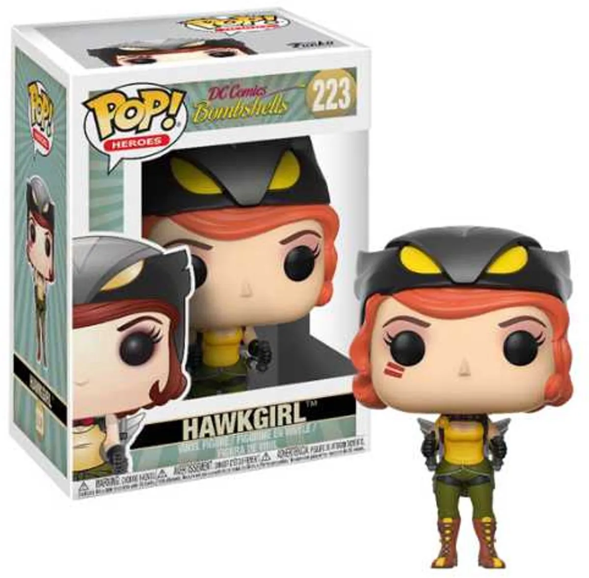 Funko Pop! Hawkgirl DC Bombshells #223 Verzamelfiguur - Multi - afbeelding 4 van 4