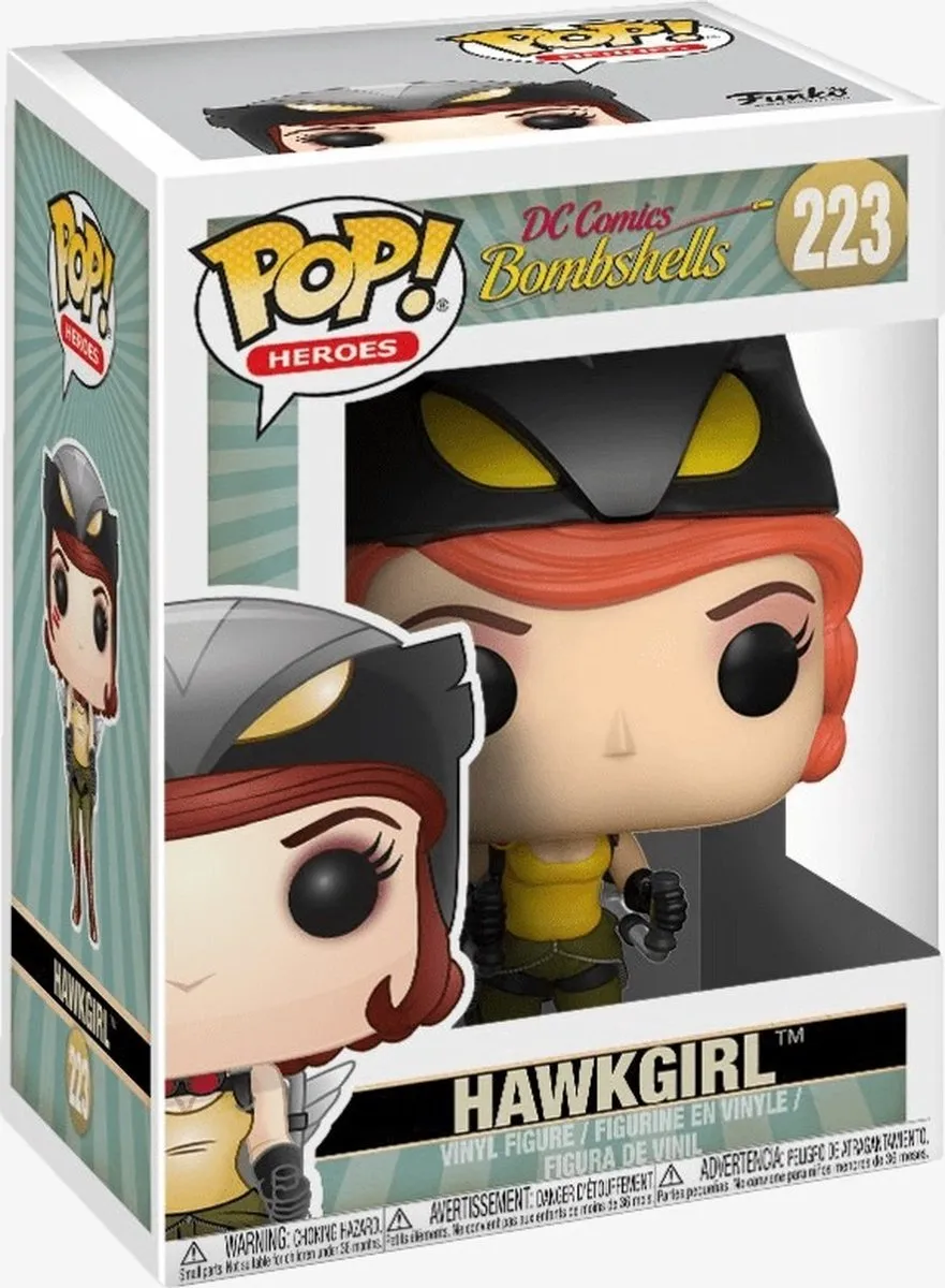 Funko Pop! Hawkgirl DC Bombshells #223 Verzamelfiguur - Multi - afbeelding 2 van 4