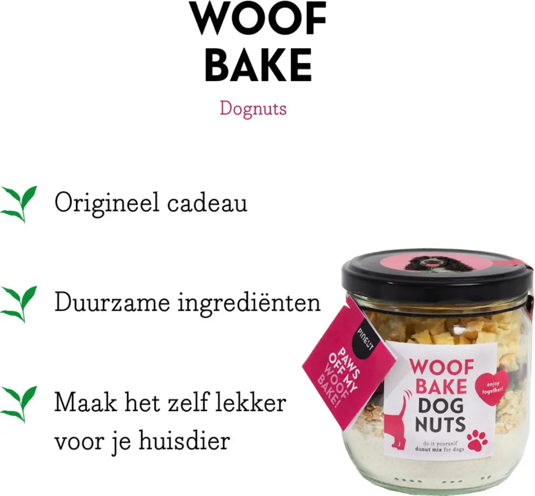 Pineut Woof Bake Dognuts Hondensnacks