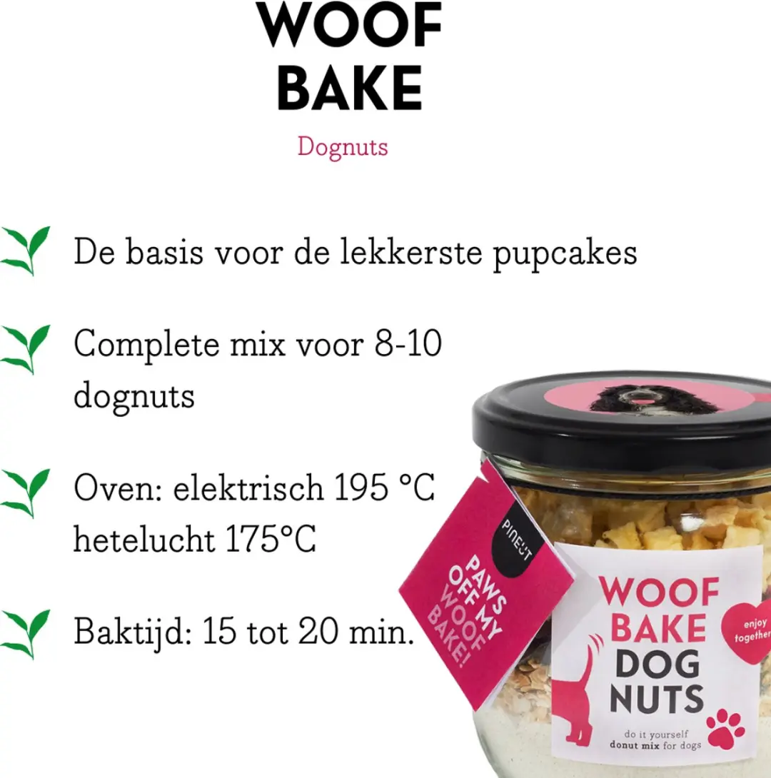 Pineut Woof Bake Dognuts Hondensnacks