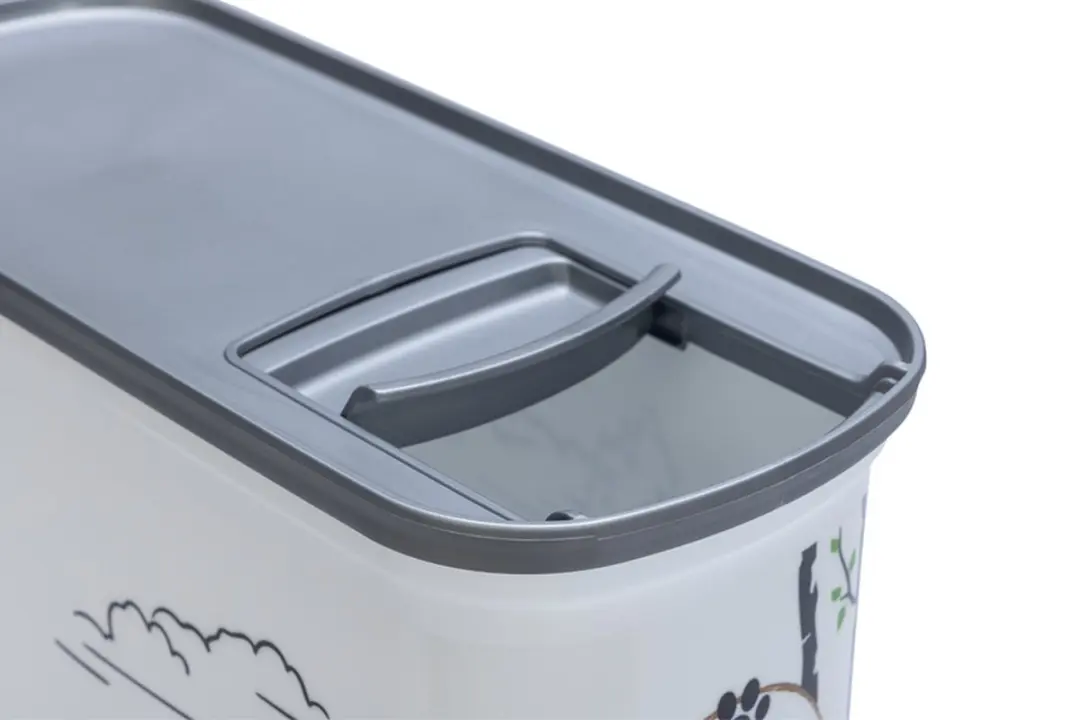 Curver Voedselcontainer Kat 6L - 28x12x28cm - Wit/Grijs