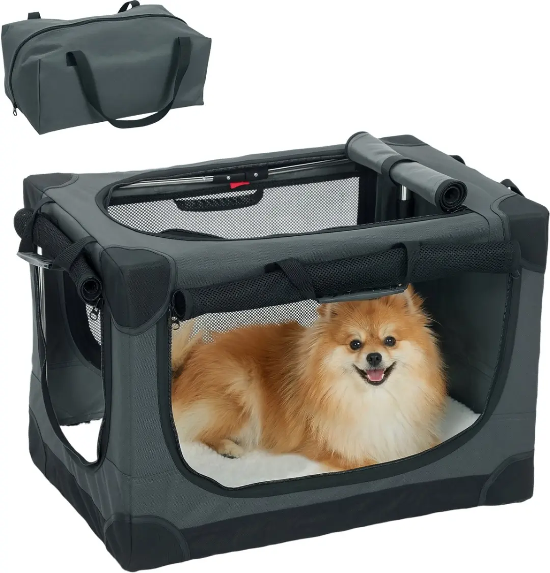 Pawhut Dierendraagtas 60L