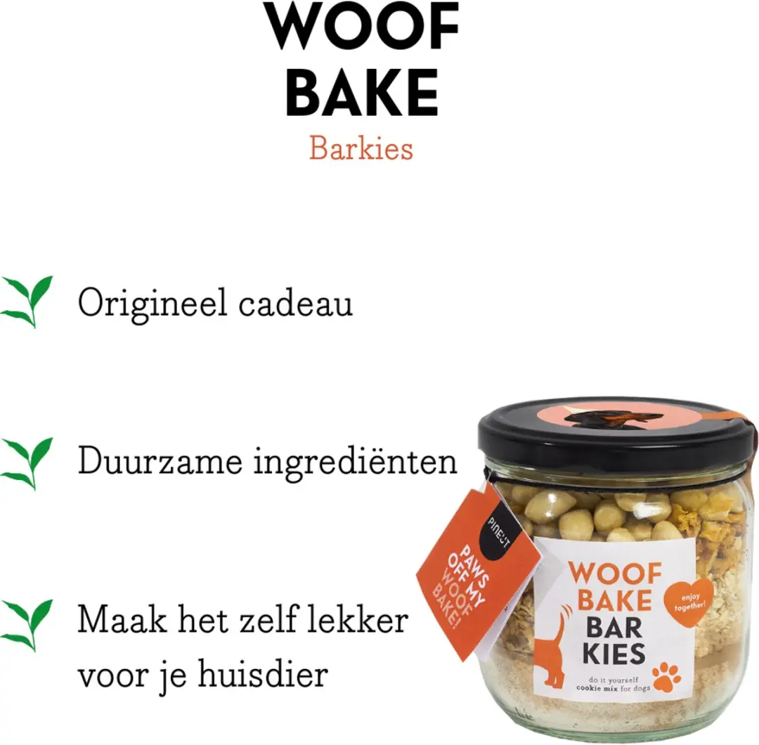 Pineut Woof Bake Barkies Hondensnoepjes