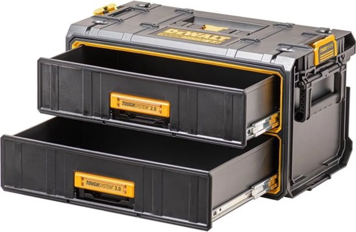 DeWalt ToughSystem 2.0 DWST83529-1 Koffer - 2 Lades - Zwart/Geel