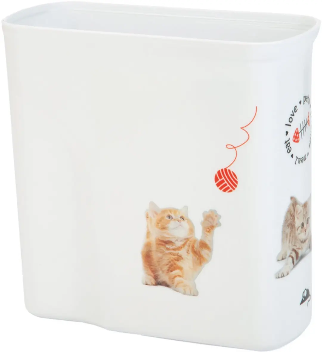 Curver Voedselcontainer Kat 35L - 12KG - 28x49x43cm - Wit/Grijs - afbeelding 6 van 6