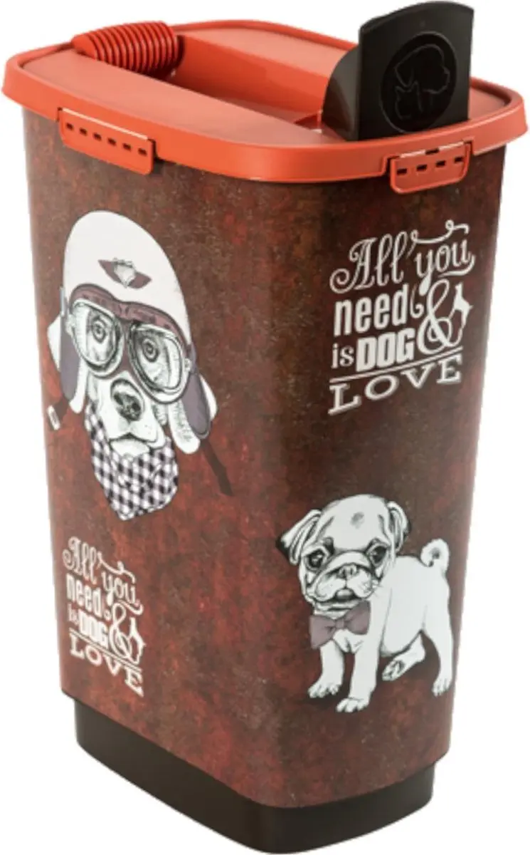 Rotho Mypet Cody Voedselopslag 50L - Antraciet/Wit