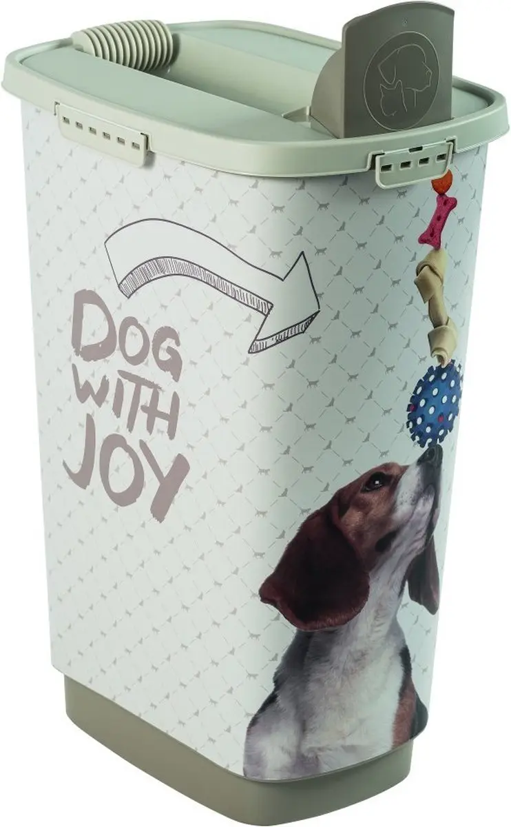 Rotho Mypet Cody Voedselopslag 50L - Antraciet/Wit