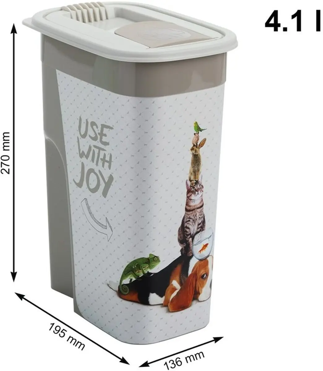 Rotho FLO Diervoederbak 4,1L - Cappuccino