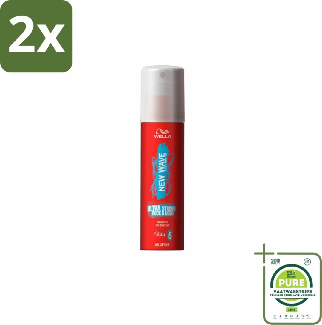 Wella New Wave Fix & Go Ultra Strong Haargel 200ml