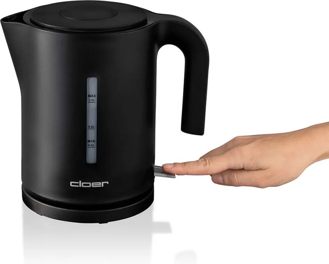 Cloer Waterkoker 4120 1,2L - 2200W - Zwart