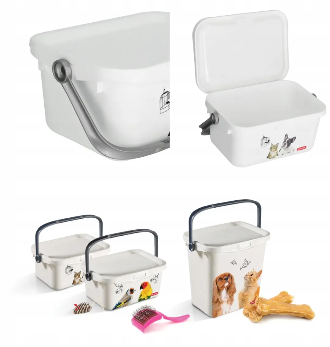 Curver Petlife Voedselcontainer 3L - Wit
