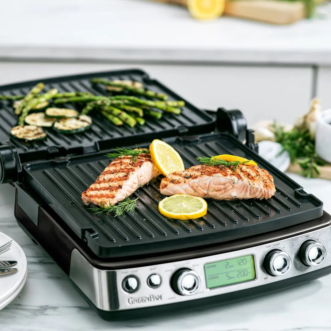 GreenPan Elite Contactgrill Glossy Black - 2200W