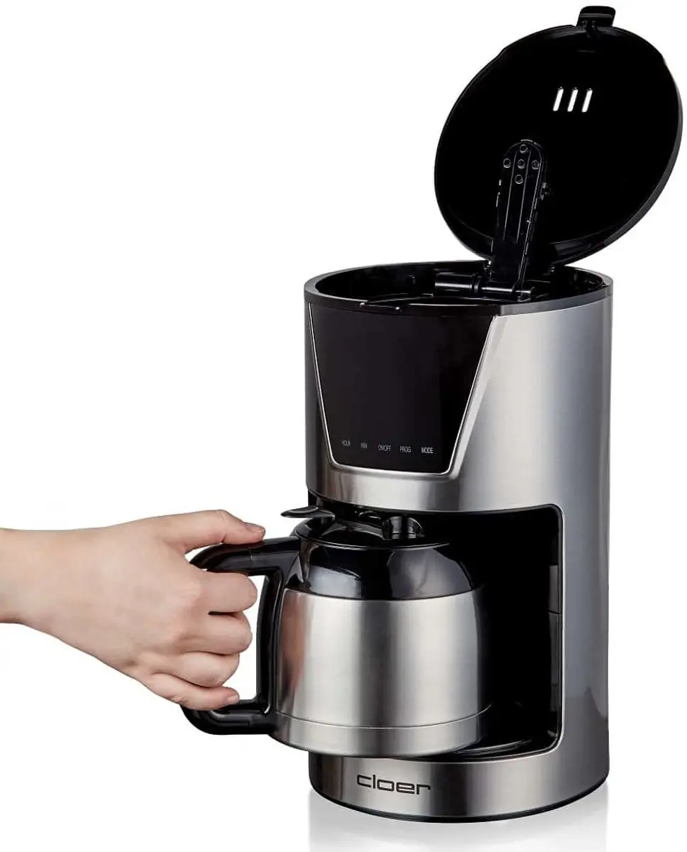 Cloer 5258 Halfautomatisch Koffiezetapparaat 10 Koppen - Roestvrijstaal