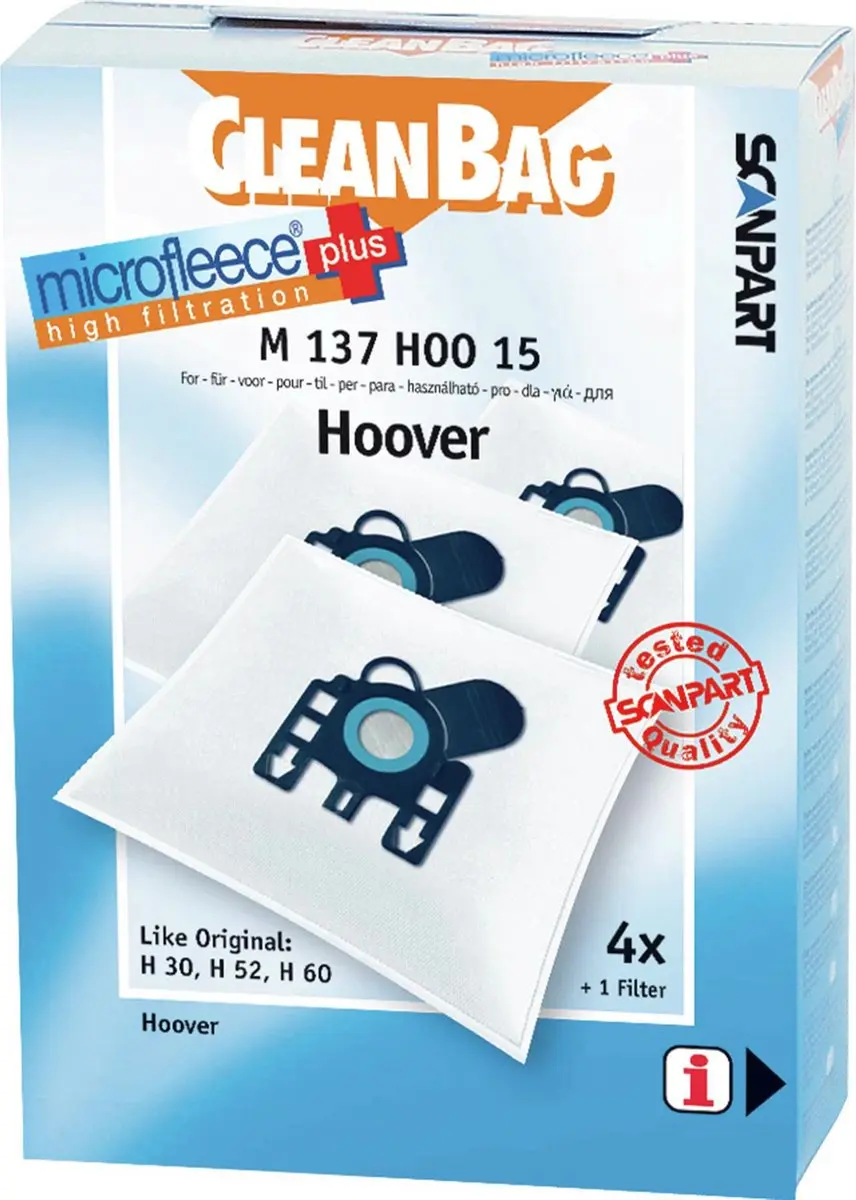 Cleanbag Stofzuigerzakken M 137 HOO