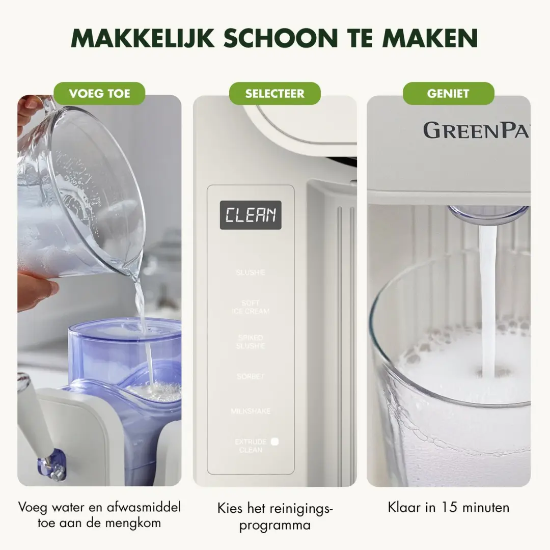 GreenPan Frost CC010399-001 IJsmachine - 1.8L - 6 Programma's - Wit