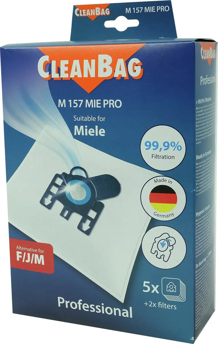 Cleanbag Professional M 157 MIE PRO Stofzuigerzakken