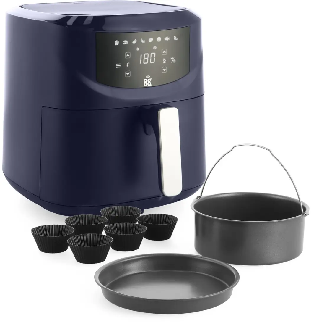 BK Connect XXL Airfryer 7,6L met 3-delige bakset