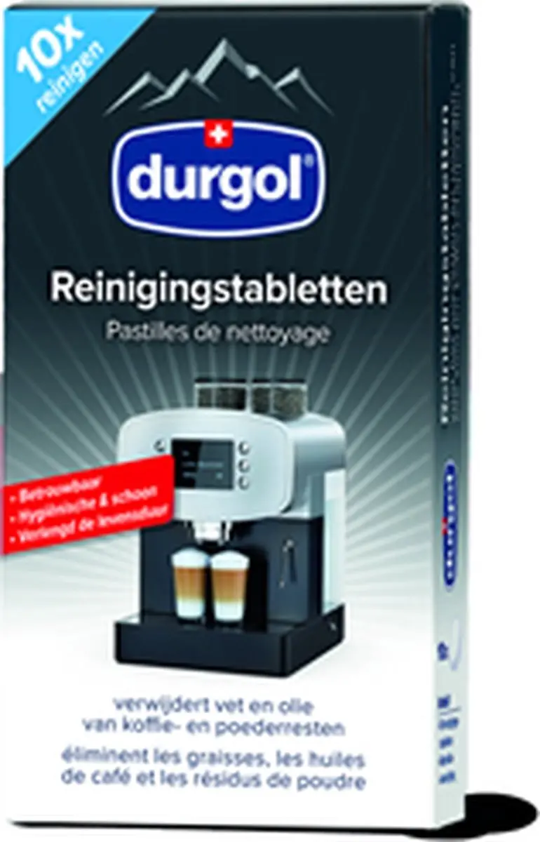 Durgol Reinigingstabletten 10x1.6g - Blauw - MPN 7640170983753