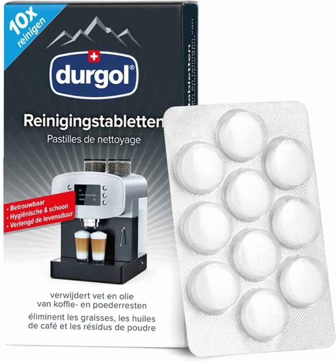 Durgol Reinigingstabletten 10x1.6g - Blauw - MPN 7640170983753