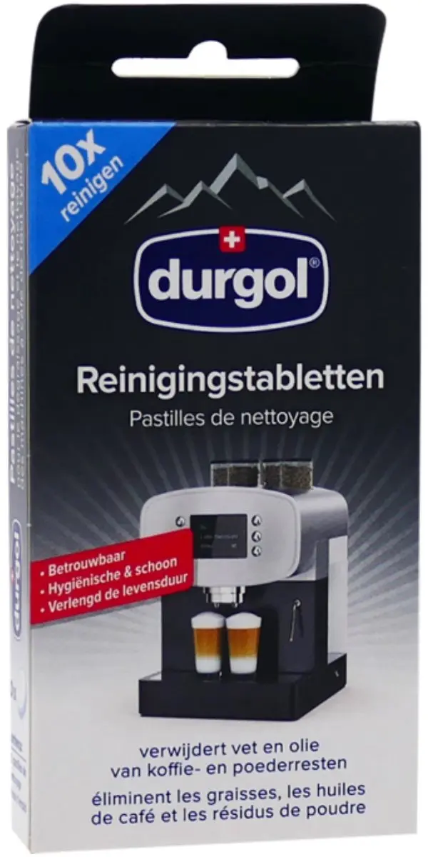 Durgol Reinigingstabletten 10x1.6g - Blauw - MPN 7640170983753