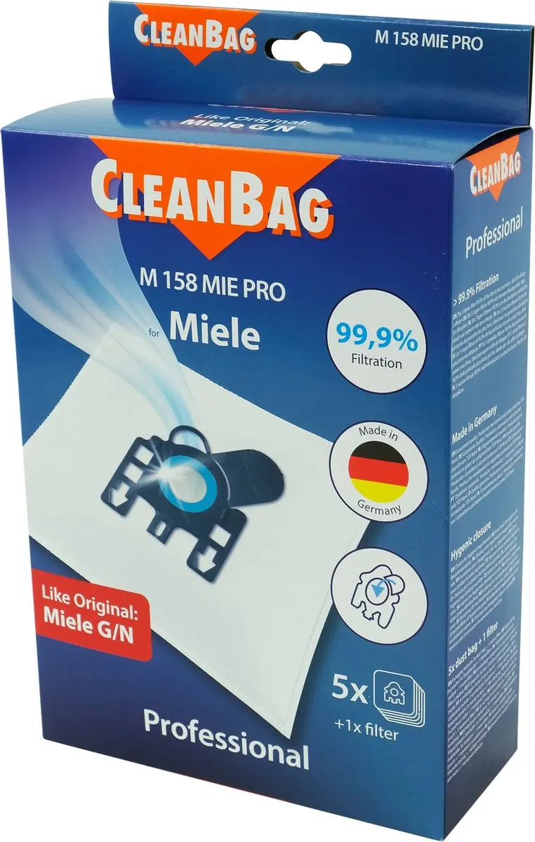 Cleanbag M 158 MIE PRO Stofzuigerzakken