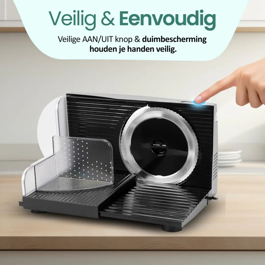 Emerio MS-125000.1 Snijmachine 100W - Zwart
