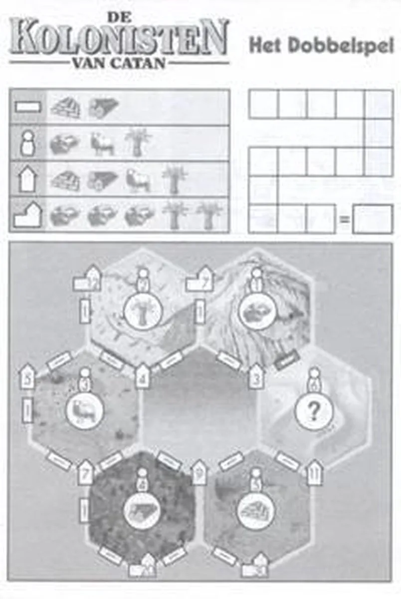 999 Games Catan: Het Dobbelspel Scoreblokken - 3 Stuks - Multi