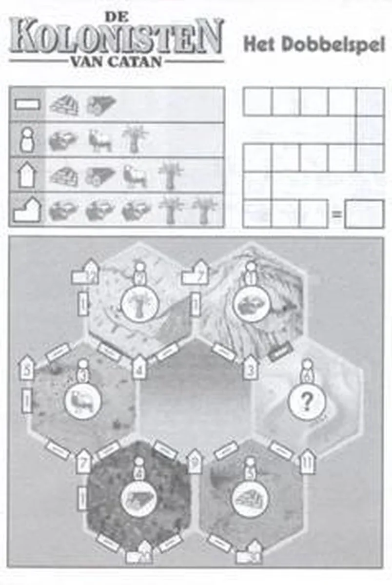 999 Games Catan: Het Dobbelspel Scoreblokken - 3 Stuks - Multi