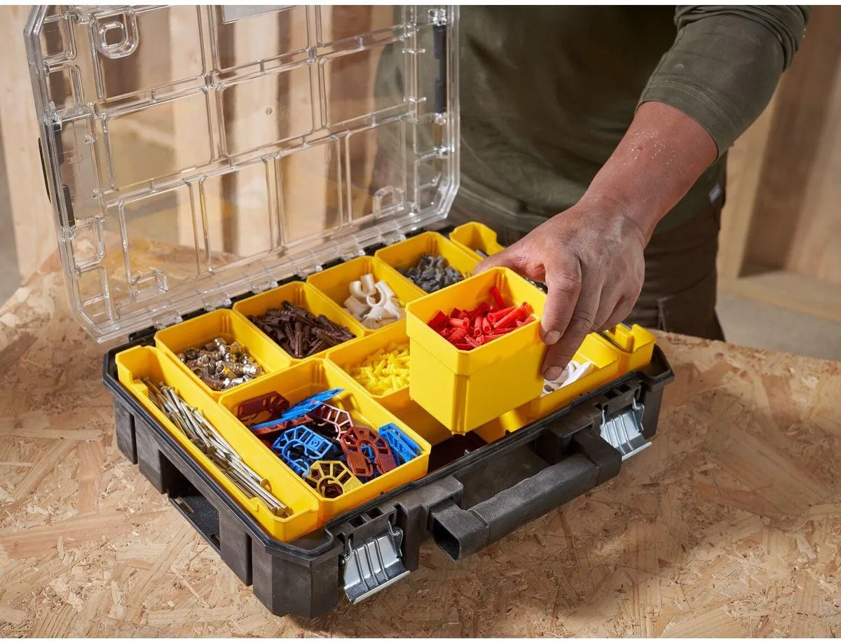 Stanley Pro-Stack Organizer FMST82967-9 - 2 Stuks - Zwart/Geel