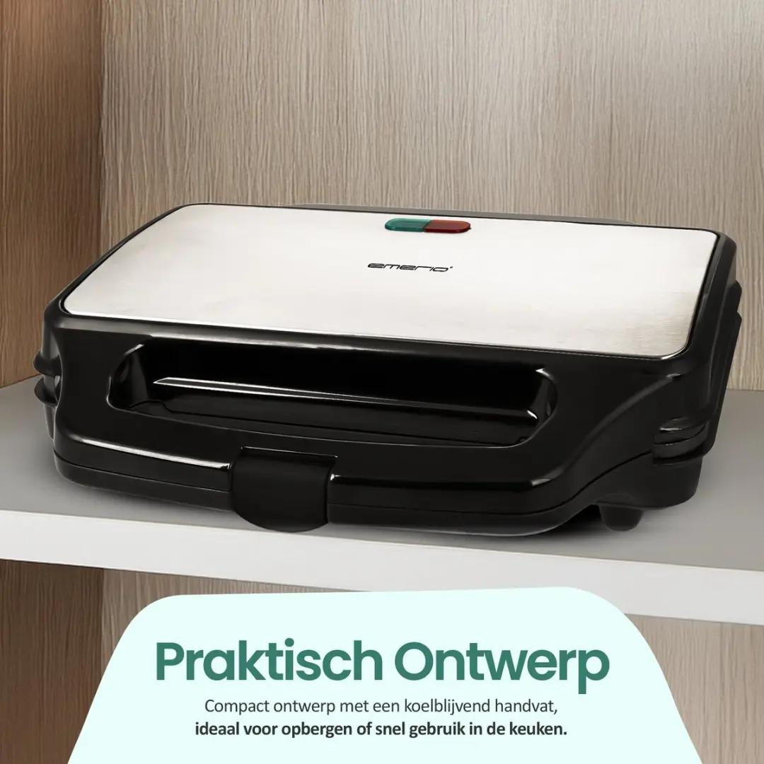 Emerio ST-109562.17 Tostiapparaat 900W - Zwart